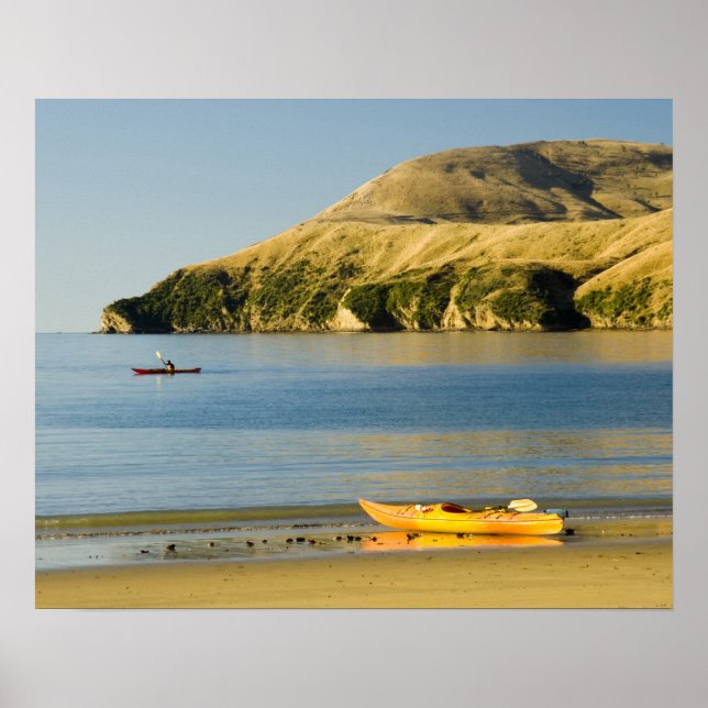 Póster Nueva Zelanda, Isla del Sur, Sonidos Marlborough.  (Frente)