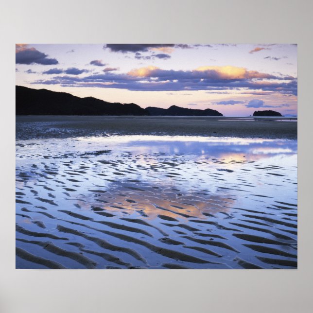 Póster Nueva Zelanda, Parque Nacional Abel Tasman, Costa (Frente)
