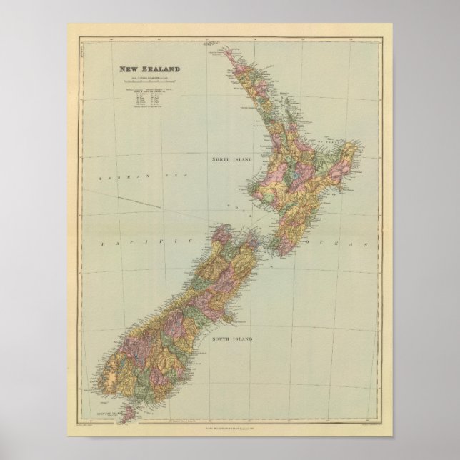 Póster Nueva Zelandia 3 (Frente)