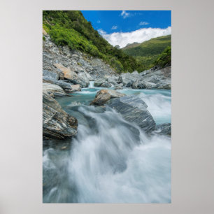 Póster Nueva Zelandia, Isla del Sur, Monte Aspirando Naci