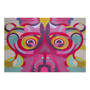 Póster Nuevas lentes - Arte abstracto de Ken Gage