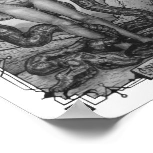 Póster Nueve de pentáculos (Sm) de R. Mahoney