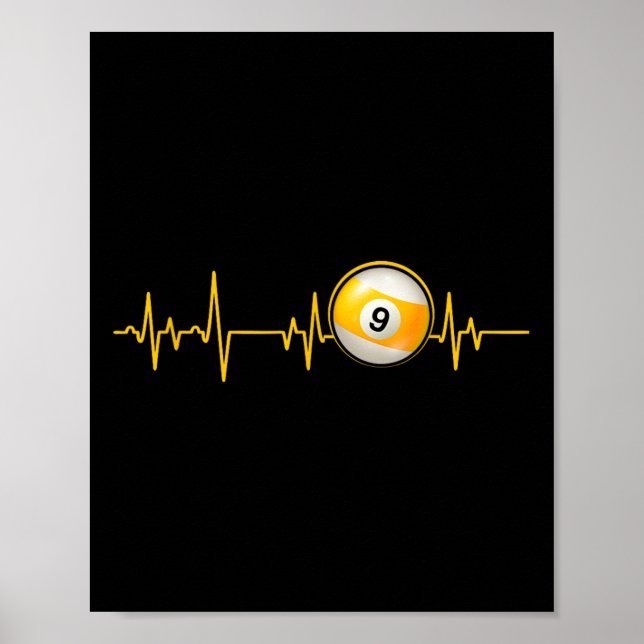 Póster Nueve Piscinas De Pulsera Cortada Billiards Snookp (Frente)