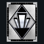 Póster Nuevo Art Deco SIlver y negro<br><div class="desc">Si elige descargar, Su tienda Walgreen local hace posters de su descarga en diferentes tamaños y en varias texturas a un precio muy bueno. A veces con un descuento. Un consejo de mi amigo estadounidense. Para el Reino Unido, véase "Digital Printing" en línea. Este es un nuevo poster de arte...</div>