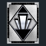 Póster Nuevo Art Deco SIlver y negro<br><div class="desc">Si elige descargar, Su tienda Walgreen local hace posters de su descarga en diferentes tamaños y en varias texturas a un precio muy bueno. A veces con un descuento. Un consejo de mi amigo estadounidense. Para el Reino Unido, véase "Digital Printing" en línea. Este es un nuevo poster de arte...</div>