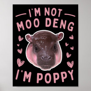 Póster Nuevo bebé hipopótamo pigmeo en Metro Richmond Zoo