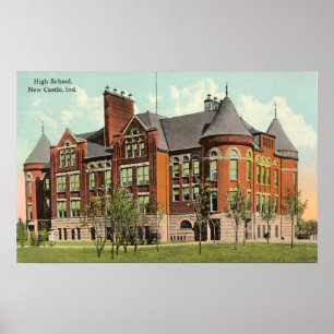 Póster Nuevo castillo, High School secundaria del