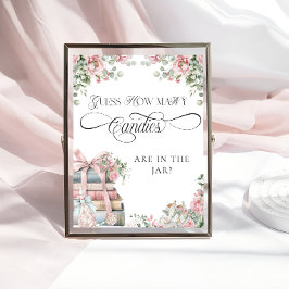 Póster Nuevo Chica del libro de capítulos Baby Shower Cuá