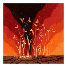 Nuevo crecimiento - Poster Solarpunk