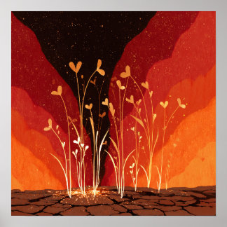 Póster Nuevo crecimiento - Poster Solarpunk