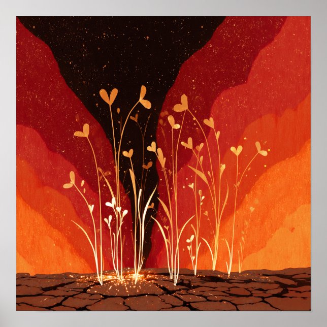 Póster Nuevo crecimiento - Poster Solarpunk (Frente)