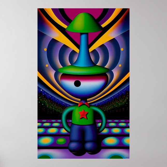 Póster Nuevo diputado de la imaginación - Ken Gage Art (Frente)