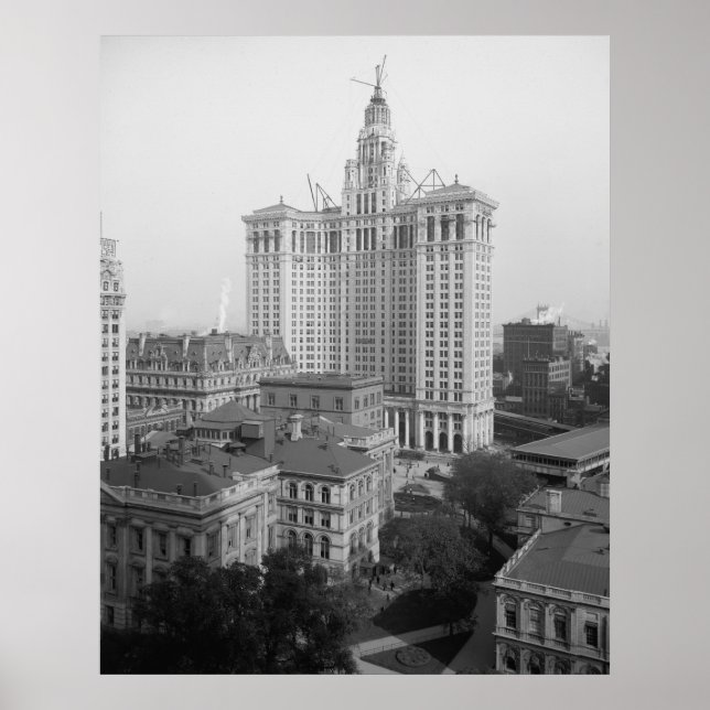 Póster Nuevo edificio municipal (Frente)