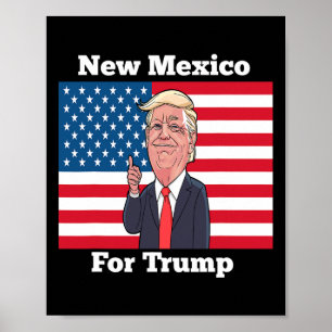 Póster Nuevo Estado de México para Trump Regalo Pro Trump