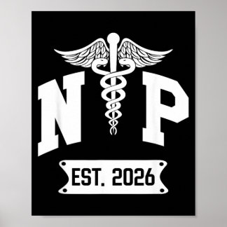 Póster Nuevo estudiante de enfermera practicante NP Est 2