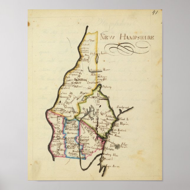 Póster Nuevo Hampshire 3 (Frente)