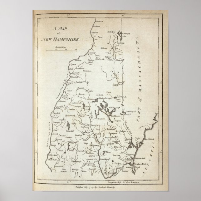 Póster Nuevo Hampshire 6 (Frente)