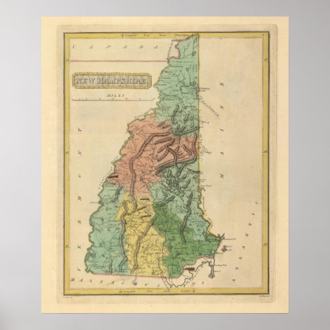 Póster Nuevo Hampshire 8 (Frente)