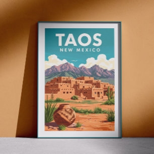Póster Nuevo México de Tíos Vintage