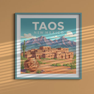 Póster Nuevo México de Tíos Vintage