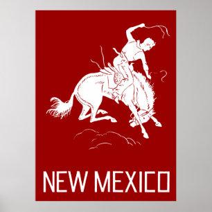 Póster Nuevo México vintage