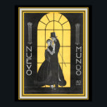 Póster Nuevo Mundo Art Deco Imprimir 16 x 20<br><div class="desc">Niza,  Art Deco,  portada para Nuevo Mundo 16 x 20</div>