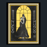 Póster Nuevo Mundo Art Deco Imprimir 16 x 20<br><div class="desc">Niza,  Art Deco,  portada para Nuevo Mundo 16 x 20</div>