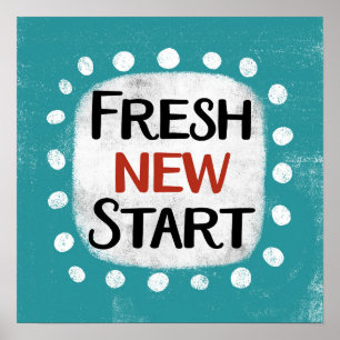 Póster Nuevo nuevo Start Poster Wall Art