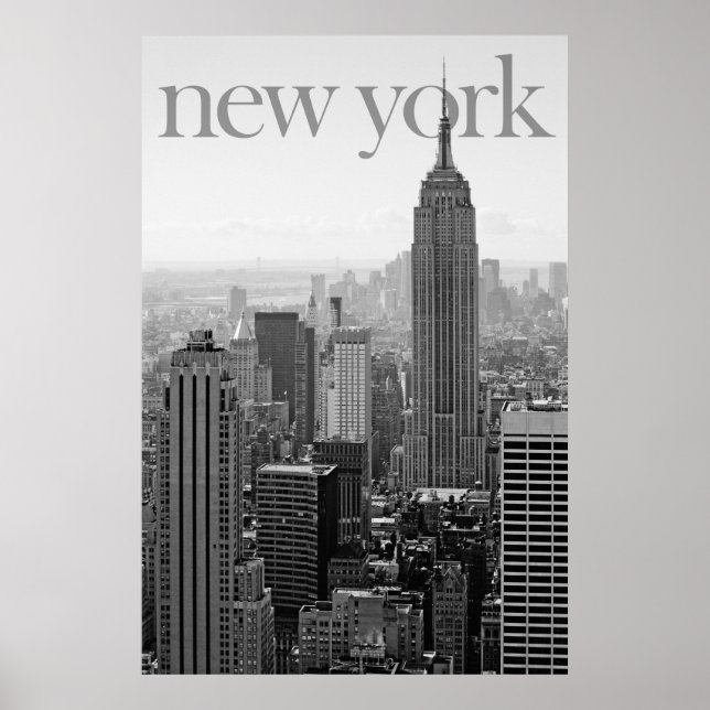 Póster nuevo paisaje urbano de york (Frente)