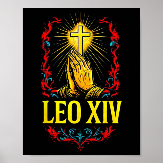 Póster Nuevo Papa Leo Xiv (Frente)