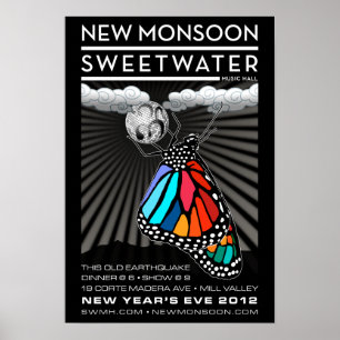 Póster Nuevo Poster de Año Nuevo Monzón de 2012 13"x19"