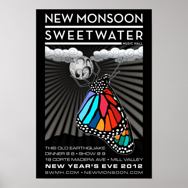 Póster Nuevo Poster de Año Nuevo Monzón de 2012 13"x19" (Frente)