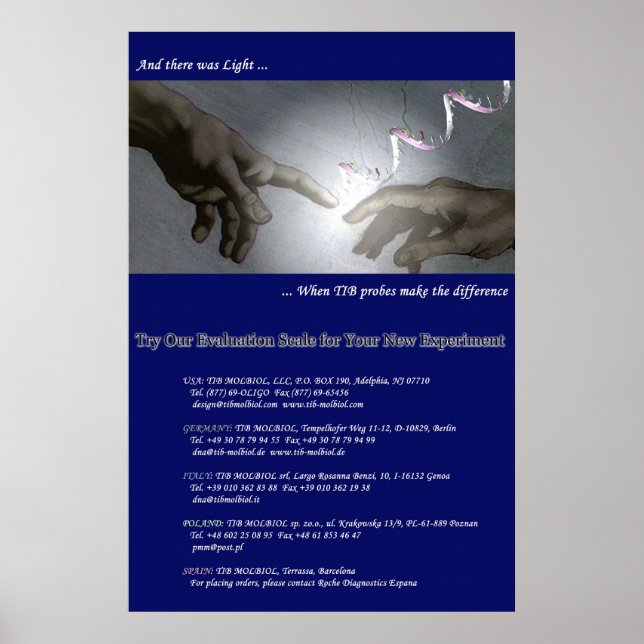 Póster Nuevo Poster de Molbiol TIB (Frente)