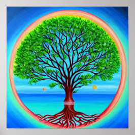 Póster Nuevo Poster del árbol de la vida