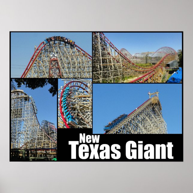 Póster Nuevo Poster gigante de Texas (Frente)