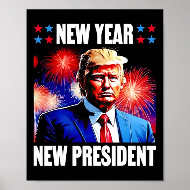 Póster Nuevo presidente Trump 2024 (Frente)