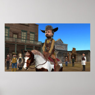 Póster Nuevo Sheriff En La Ciudad - Gran Poster