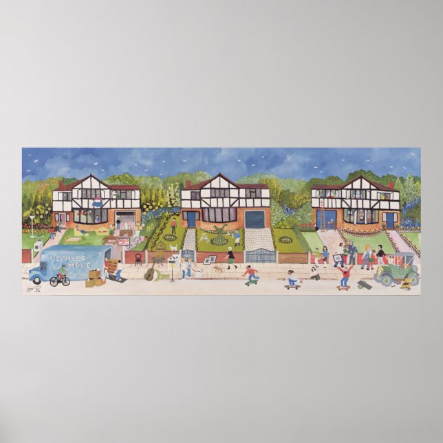 Póster Nuevo vecindario (Frente)