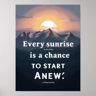 Póster Nuevos comienzos
