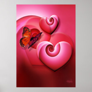Póster Nuevos corazones de amor