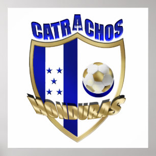 Póster Nuevos regalos de Fútbol de Los Catrachos 2014 Hon