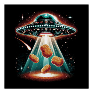 Póster Nugget de Pollo Crujiente