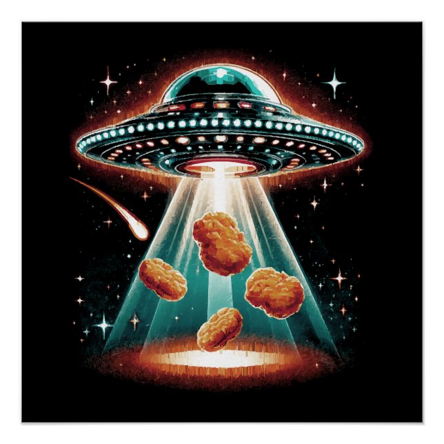 Póster Nugget de Pollo Crujiente (Anverso)