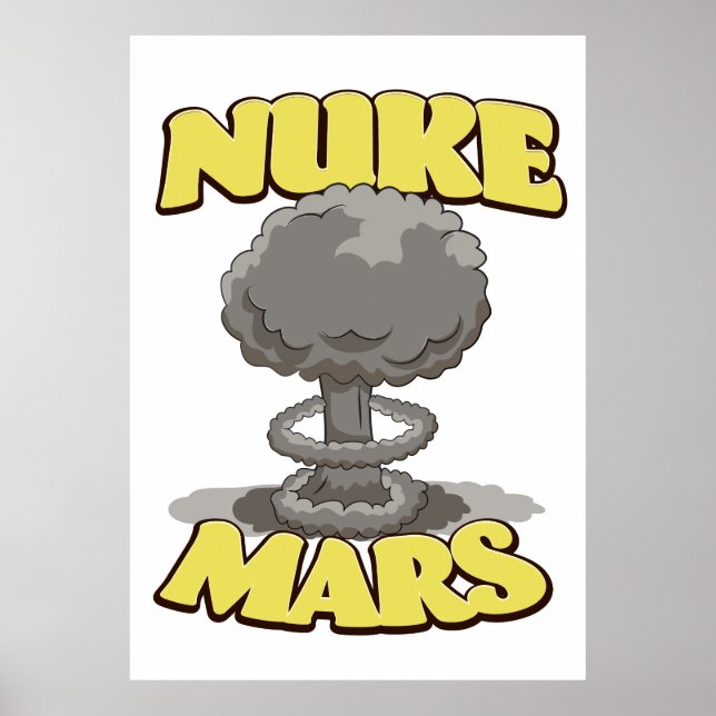 Póster Nuke Mars (Frente)