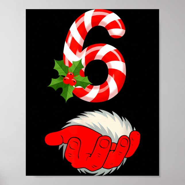 Póster Number 6 Funny 67 Six Seven Meme Matching Couple C (Frente)