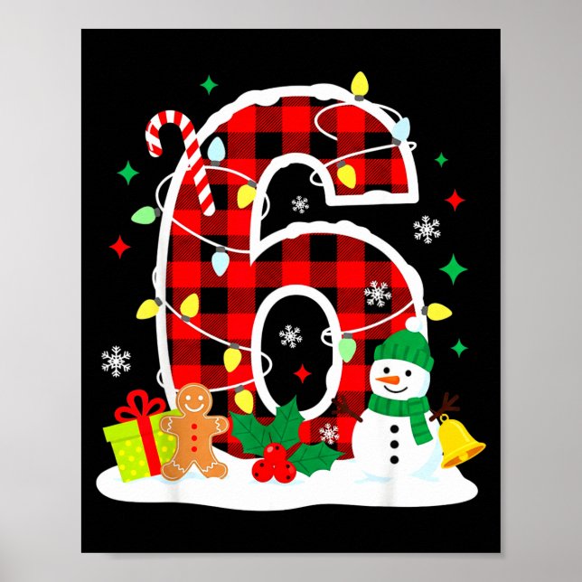 Póster Number 6 Funny 67 Six Seven Meme Matching Couple C (Frente)