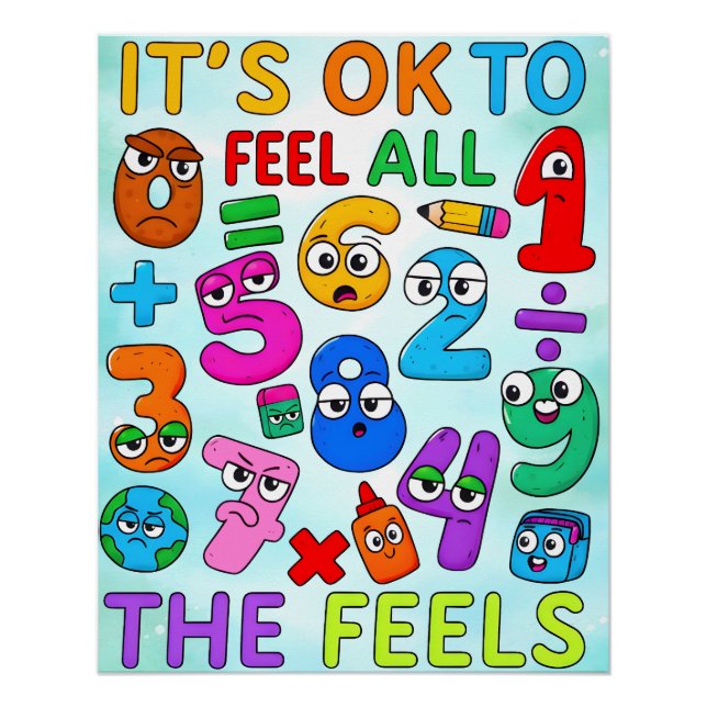 Póster Number Day 2026 Green Calculator Math Design (Anverso)