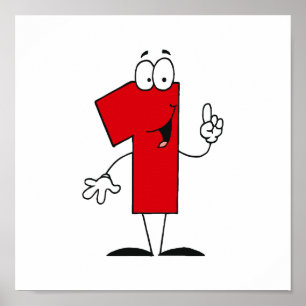 Póster Número 1 camisetas y regalos de cumpleaños T