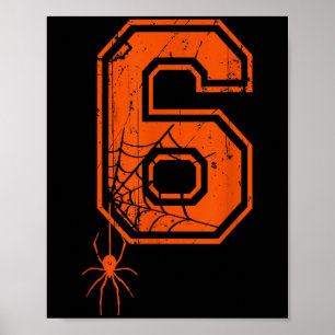 Póster Número 6 67 Meme Halloween Sder Disfraz Coincident