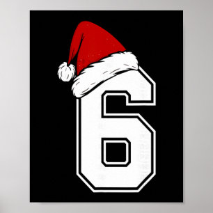 Póster Número 6 Coincidiendo Seis Siete 6 7 Meme 6 7 Navi